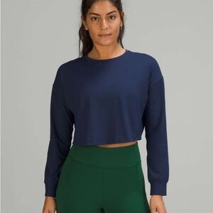 Lululemon Muscle Love Long Sleeve Crop Shirt